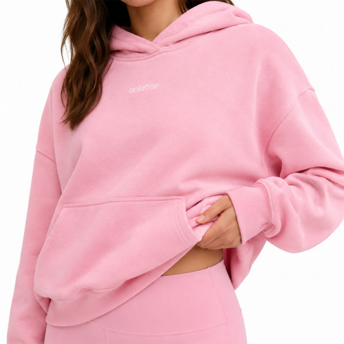 Custom Yoga Sets|Wholesale Winter casual fitness set, women's outdoor running sweatshirt