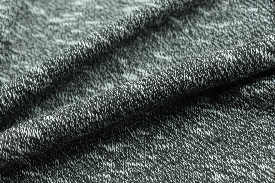 Close-up of moisture-wicking fabric texture for activewear