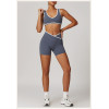 Custom sports nylon bra|sports bra halterneck sports bra fitness sports bra top