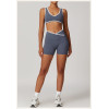 Custom sports nylon bra|sports bra halterneck sports bra fitness sports bra top