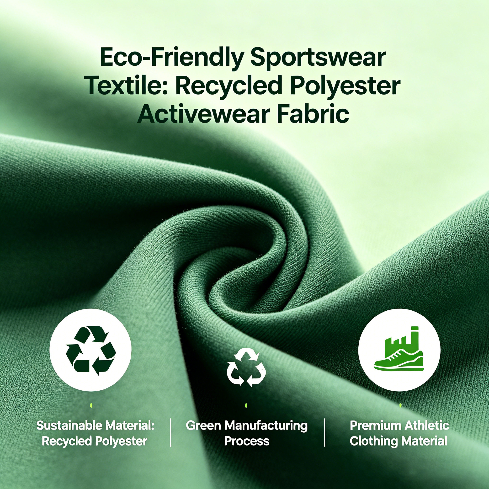 Stretch activewear fabric