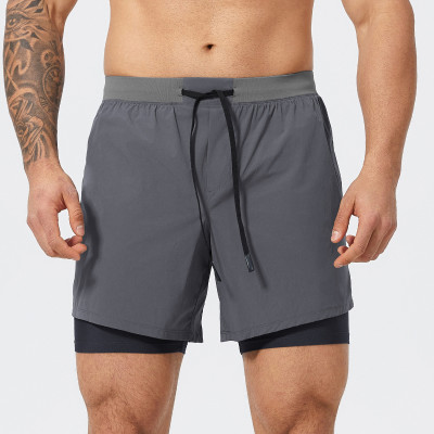 Custom men's shorts |Men's fitness shorts nylon running training elastic quick-drying