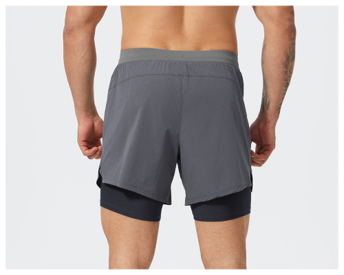 Custom men's shorts |Men's fitness shorts nylon running training elastic quick-drying