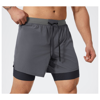Custom men's shorts |Men's fitness shorts nylon running training elastic quick-drying