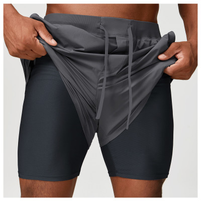 Custom men's shorts |Men's running quick-drying shorts with zipper, stylish casual outdoor