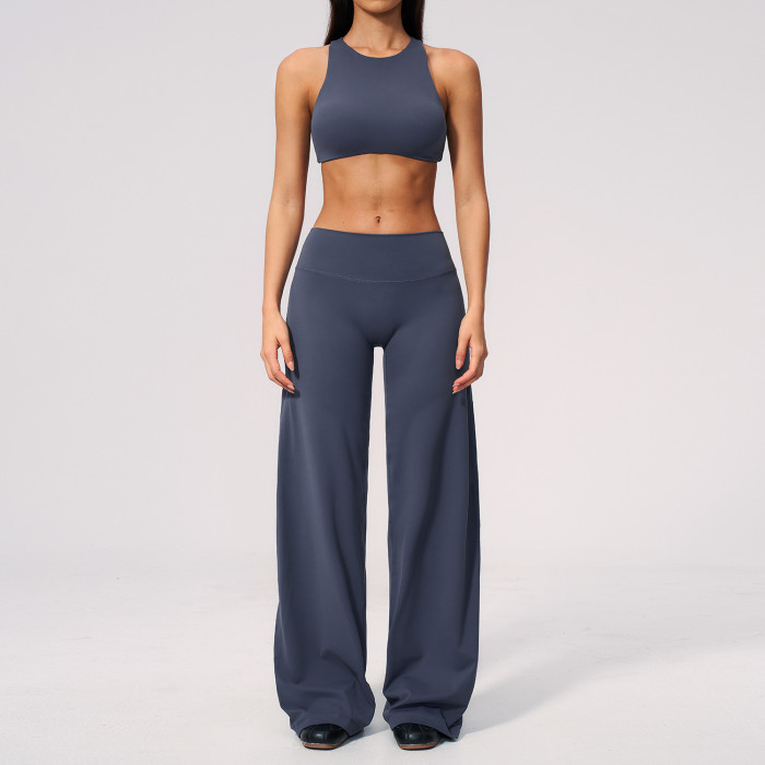 Custom Yoga Sets|Wholesale Athletic Yoga Set Running Fitness and Leisure Tummy Control&Butt-Lifting