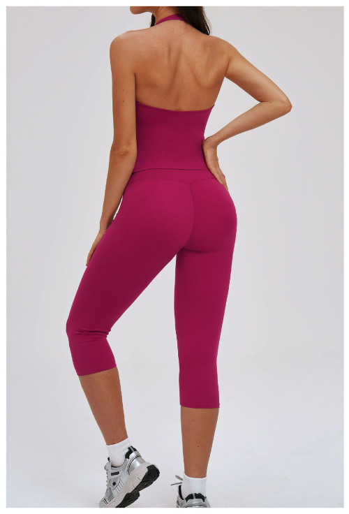Custom Yoga Sets|Wholesale Women's Loose Casual and Stylish Brushed Yoga Set–Suitable for Outdoor