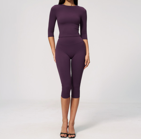 Custom Yoga Sets|Wholesale Women's High-Waisted Slim-Fit Activewear Set for Pilates Training Yoga