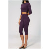 Custom Yoga Sets|Wholesale Women's High-Waisted Slim-Fit Activewear Set for Pilates Training Yoga