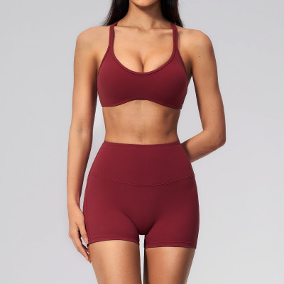 Custom Yoga Sets|Wholesale Women's High-Waisted Tummy-Control Workout Set – Sculpting Quick-Drying