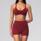Custom Yoga Sets|Wholesale Women's High-Waisted Tummy-Control Workout Set – Sculpting Quick-Drying