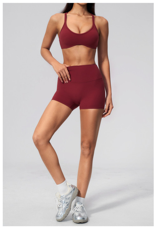 Custom Yoga Sets|Wholesale Women's High-Waisted Tummy-Control Workout Set – Sculpting Quick-Drying