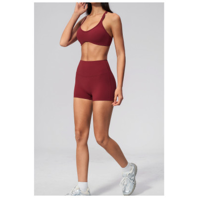 Custom Yoga Sets|Wholesale Women's High-Waisted Tummy-Control Workout Set – Sculpting Quick-Drying