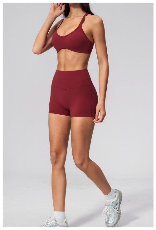 Custom Yoga Sets|Wholesale Women's High-Waisted Tummy-Control Workout Set – Sculpting Quick-Drying