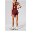 Custom Yoga Sets|Wholesale Women's High-Waisted Tummy-Control Workout Set – Sculpting Quick-Drying