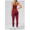 Custom Yoga Sets|Wholesale High-waisted butt-lifting sports set with a halter V-neck top fitness
