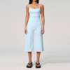 Custom Yoga Sets|Wholesale New high-waisted quick-drying casual mid-length yoga tank and shorts set