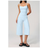 Custom Yoga Sets|Wholesale New high-waisted quick-drying casual mid-length yoga tank and shorts set