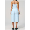 Custom Yoga Sets|Wholesale New high-waisted quick-drying casual mid-length yoga tank and shorts set