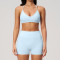 Custom Yoga Sets|Wholesale Form-fitting halter-neck yoga set breathable quick-drying for running