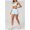 Custom Yoga Sets|Wholesale Form-fitting halter-neck yoga set breathable quick-drying for running