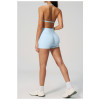 Custom Yoga Sets|Wholesale Form-fitting halter-neck yoga set breathable quick-drying for running