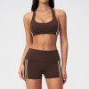 Custom Yoga Sets|Wholesale New summer yoga suit for women hip lifting, tight fit, versatile fitness