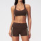 Custom Yoga Sets|Wholesale New summer yoga suit for women hip lifting, tight fit, versatile fitness