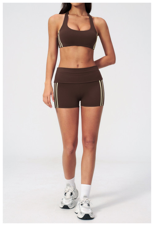 Custom Yoga Sets|Wholesale New summer yoga suit for women hip lifting, tight fit, versatile fitness