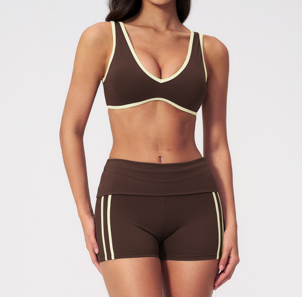 Custom Yoga Sets|Wholesale Yoga Set Shock-Absorbing High-Waisted Form-Fitting and Butt-Lifting