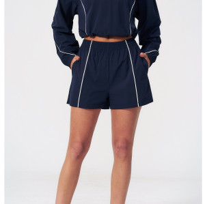 Custom Yoga Sets|Wholesale Women's Color-Block Outdoor Casual Sports Sun-Protection Clothing Set