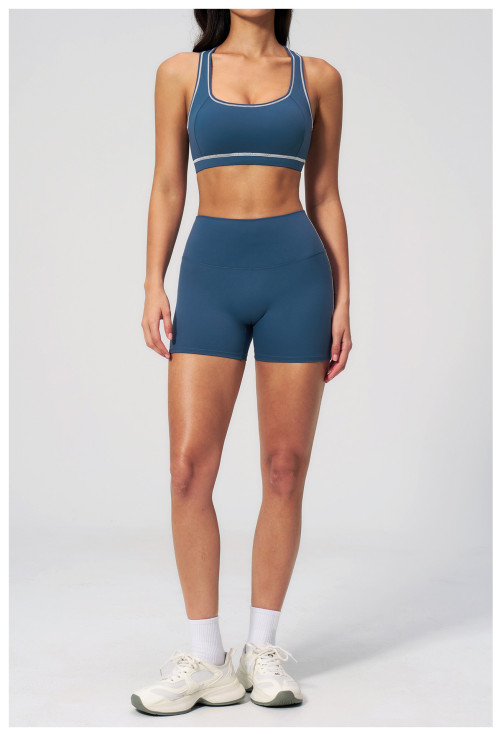 Custom Yoga Sets|Wholesale Women's New Yoga Set: Tight-Fitting, Quick-Drying Fitness Shorts