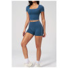 Custom Yoga Sets|Wholesale High-end stretchy high-waisted quick-dry fitted yoga set