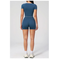 Custom Yoga Sets|Wholesale High-end stretchy high-waisted quick-dry fitted yoga set