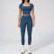 Custom Yoga Sets|Wholesale Yoga Set Slim-Fit Midriff-Baring High-Stretch Butt-Lifting Quick-Dry