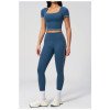 Custom Yoga Sets|Wholesale Yoga Set Slim-Fit Midriff-Baring High-Stretch Butt-Lifting Quick-Dry