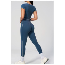 Custom Yoga Sets|Wholesale Yoga Set Slim-Fit Midriff-Baring High-Stretch Butt-Lifting Quick-Dry