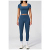 Custom Yoga Sets|Wholesale Yoga Set Slim-Fit Midriff-Baring High-Stretch Butt-Lifting Quick-Dry