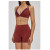 Custom Yoga Sets|Wholesale Wire-free sports set with thin, 