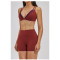 Custom Yoga Sets|Wholesale Wire-free sports set with thin, 
