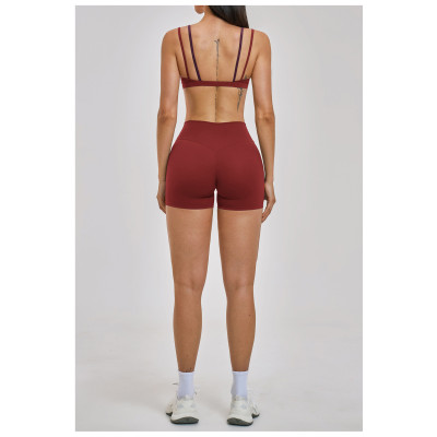 Custom Yoga Sets|Wholesale Wire-free sports set with thin, 