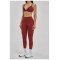 Custom Yoga Sets|Wholesale Faux-layered spaghetti strap activewear set – casual running style