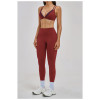 Custom Yoga Sets|Wholesale Faux-layered spaghetti strap activewear set – casual running style