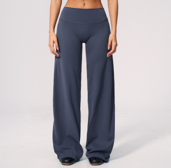 Custom yoga leggings|Wholesale Slimming loose-fitting wide-leg casual trousers suitable for outdoor