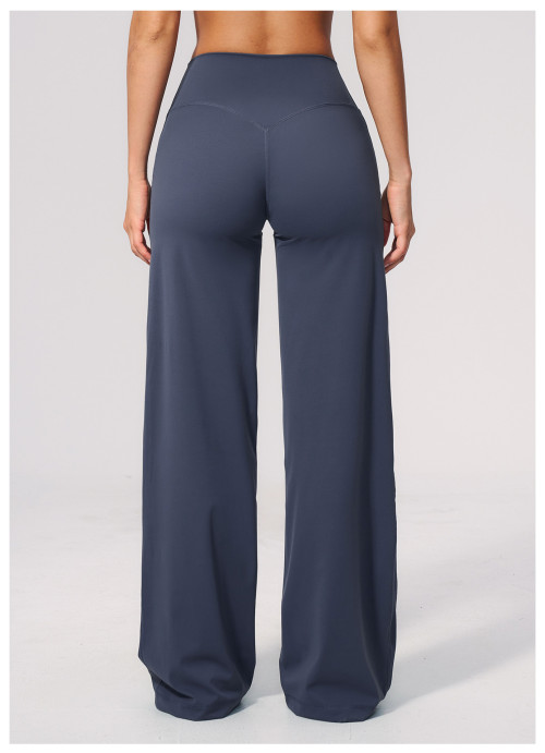 Custom yoga leggings|Wholesale Slimming loose-fitting wide-leg casual trousers suitable for outdoor