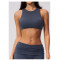 Custom Yoga bra|Wholesale High-support shock-absorbing sports bra with push-up effect open back