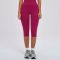 Custom yoga leggings|Wholesale High-waisted form-fitting slimming yoga capris suitable for running