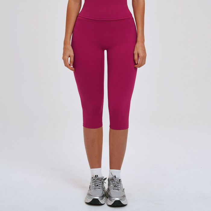 Custom yoga leggings|Wholesale High-waisted form-fitting slimming yoga capris suitable for running
