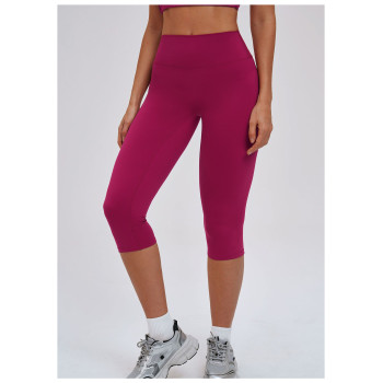 Custom yoga leggings|Wholesale High-waisted form-fitting slimming yoga capris suitable for running