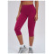 Custom yoga leggings|Wholesale High-waisted form-fitting slimming yoga capris suitable for running